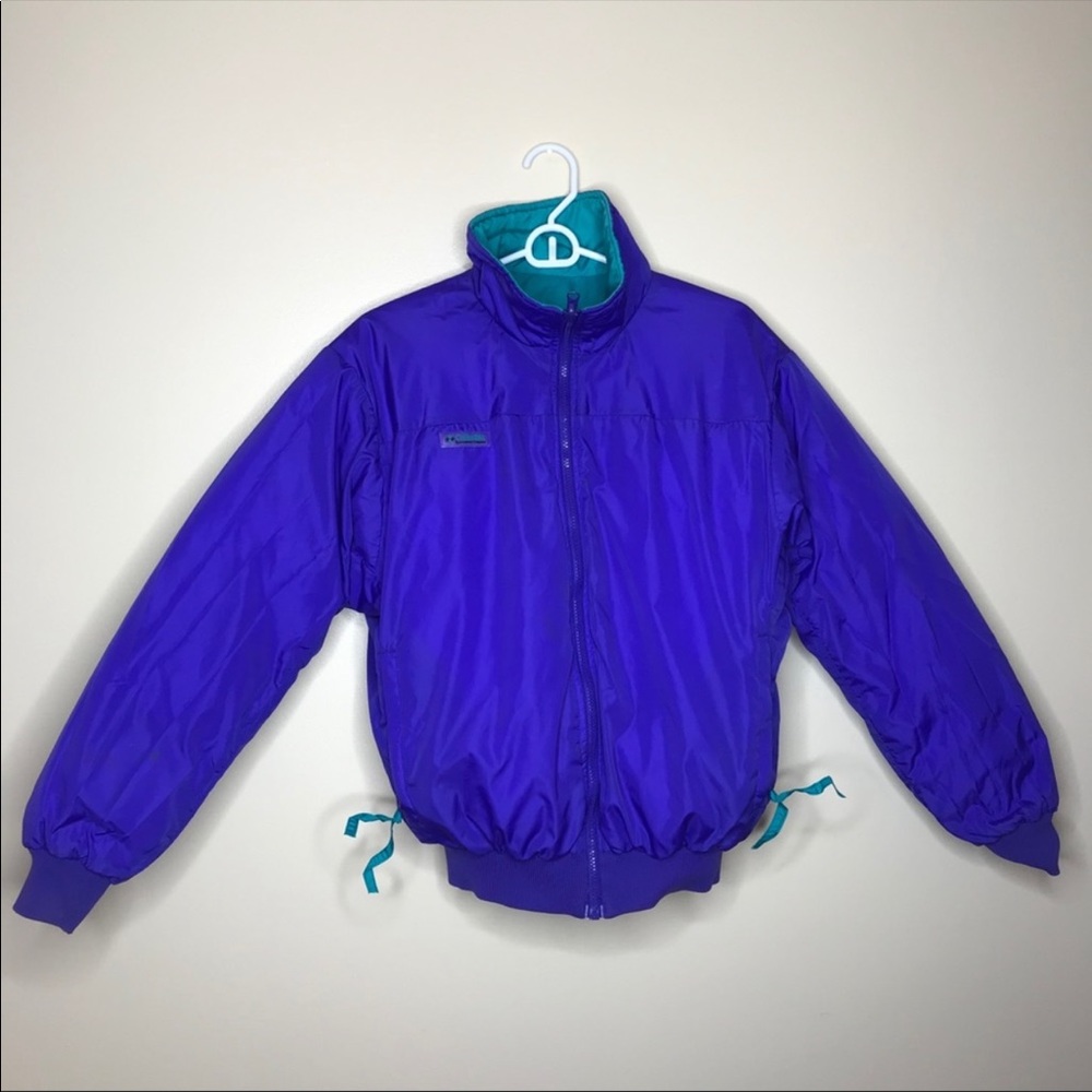 Vintage **Reversible** Columbia jacket